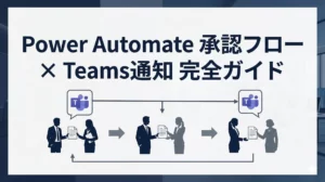 Power Automateの承認フローとは？Teams通知との連携設定と実践例5選【製造業・中小企業向け】
