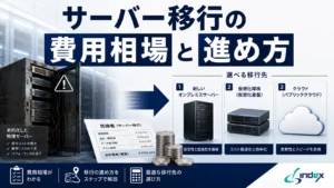 サーバー移行の費用相場と進め方｜老朽化・リプレースの判断と移行先の選び方【2026年版】