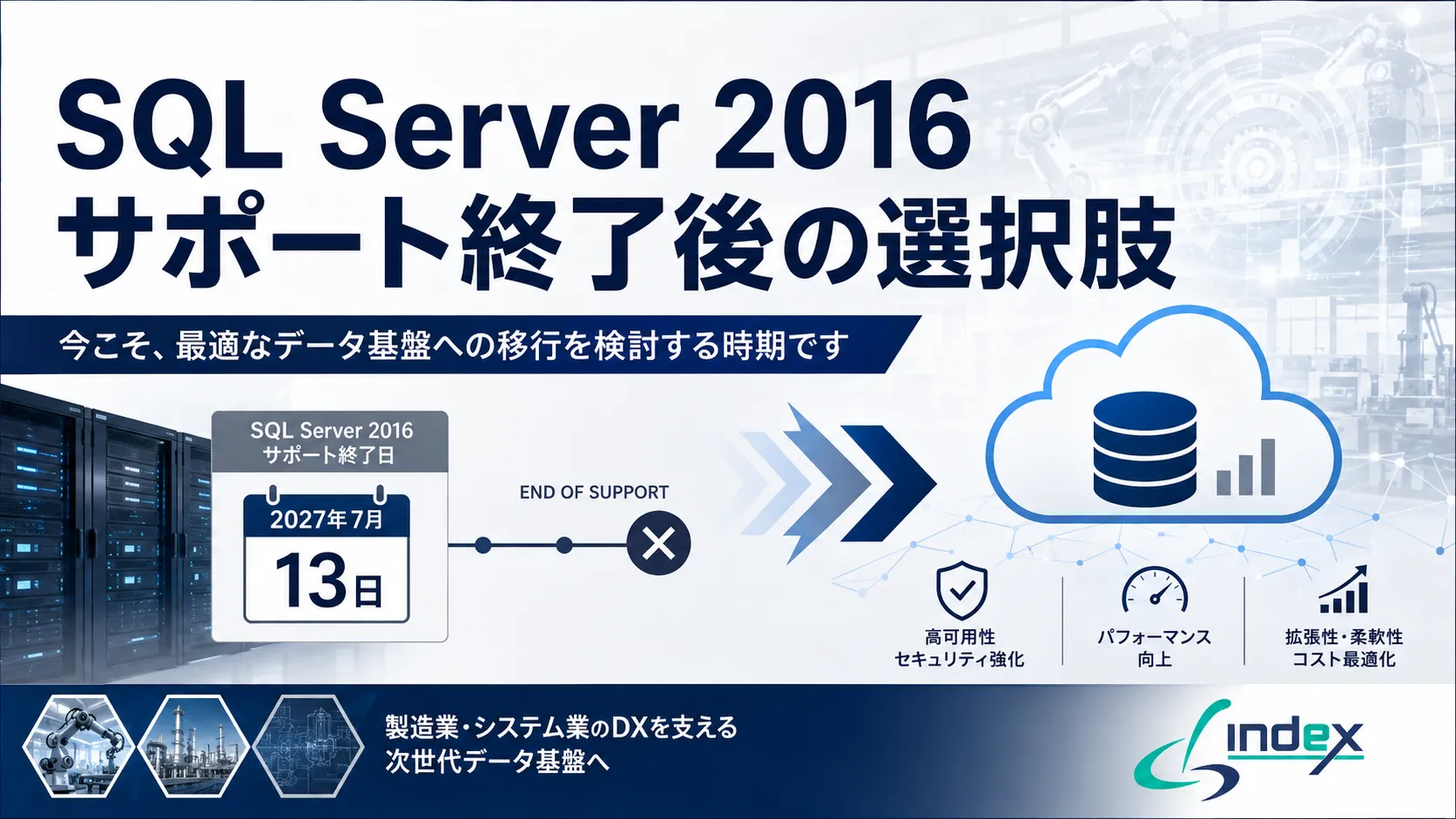 SQL Server 2016のサポート終了後にどうする？ESU・アップグレード・クラウド移行の判断基準【2026年版】